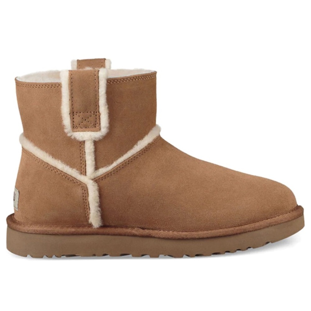 UGG | mini spill seam chestnut EUC (8)